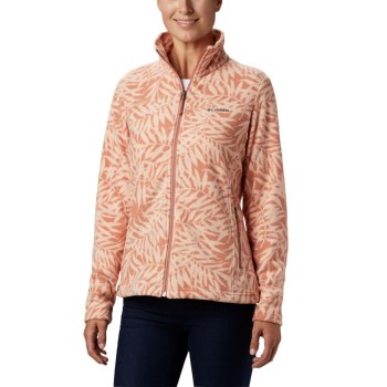 Columbia Fast Trek Light Printed Full-Zip, Chamarras Naranjas Para Mujer | 928354-AHD